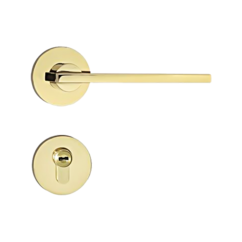 GUJIAHE Z72-03 manija de cerradura magnética silenciosa para puerta de madera dorada de estilo moderno gris negro